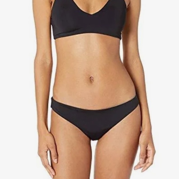Skin Reversible Black & Taupe The Selby Bikini Bottom - Picture 3 of 9